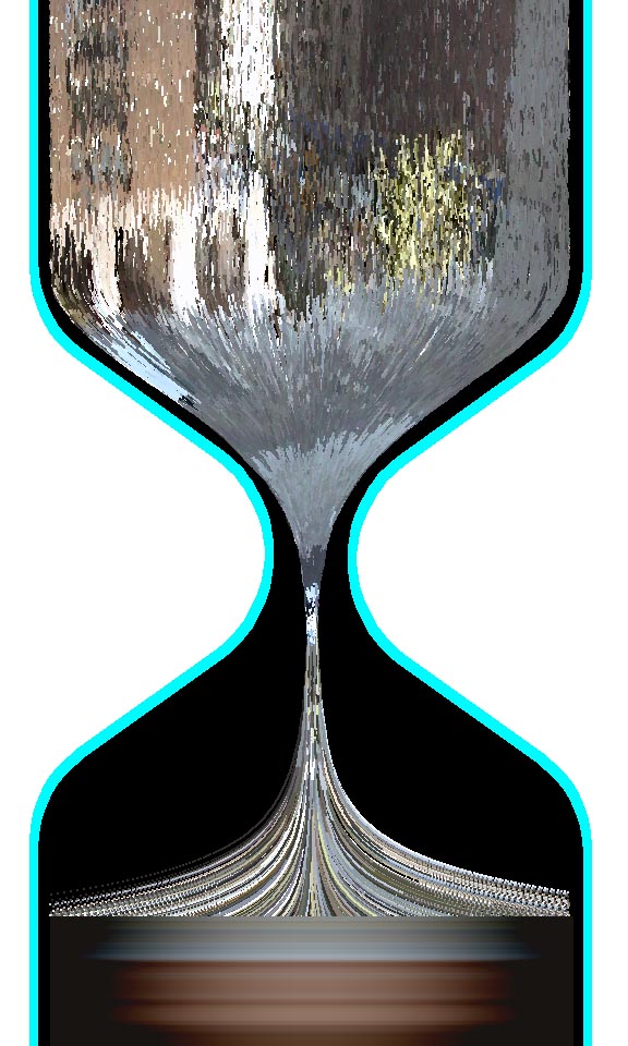 hour glass. Daniel Rozin Hourglass Mirror